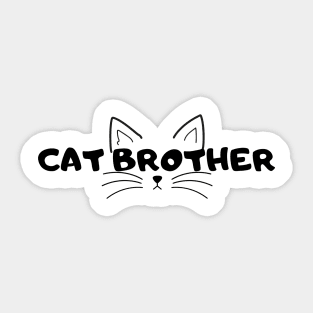 Cat brother Sticker